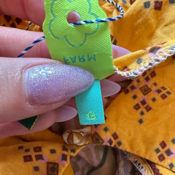 FARM Rio Printed High Neck Mini Dress Large - Picture 6 of 7